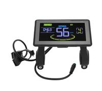 VGEBY Compteur de Vitesse de Vélo, Panneau de Commande D'affichage de Scooter de Compteur D'affichage à Cristaux Liquides de Vélo électrique avec Connecteur 5P étanche pour Moto
