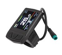 VGEBY Compteur LCD pour Vélo électrique, Panneau d'affichage de Cyclisme en Matériau ABS avec Connecteur étanche à 5 Broches pour Contrôleur KT, Compatible avec Les Vélos de Montagne