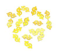 VGEBY Confettis en Forme de Signe de Dollar pour les Décorations de Mariage et de Fête, Matériau PVC Vert de Haute qualité, 60 G de Dispersion de Table pour le Bricolage et les Fêtes D'anniversaire