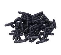 VGEBY Connecteur en T pour Tuyau 100, 4/7 Pièces, barbelé Durable pour Raccords D'irrigation de Jardin, ABS Noir, adapté aux Lits et aux Serres