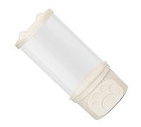 VGEBY Conteneur D'exposition de Jouets en Peluche, Design Mignon avec Couvercle en PP, Idéal pour L'organisation de la Chambre D'enfants 57x26cm (WHITE)