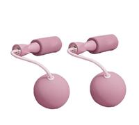VGEBY Corde à Sauter sans Fil, Corde à Sauter Silencieuse à Double Roulement de 6,5 Cm pour les Exercices Sportifs en Salle, avec une Expérience Anti-enchevêtrement Douce pour les (PINK)