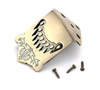 VGEBY Cordier de Mandoline à 8 Cordes, Remplacement de Cordier de Guitare en Métal avec un Design Classique à Plumes en Bronze, pour Guitares et Mandolines