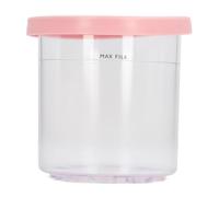 VGEBY Coupelle de Crème Glacée avec Couvercle Transparent (PINK)