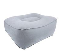 VGEBY Coussin Gonflable de Pied Coussinet Repose-Pieds Relaxation pour Avions Bureaux Maison Voyages (Couleur : Gris)