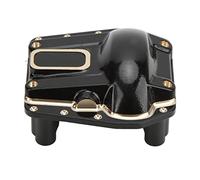 VGEBY Couvercle de Différentiel en Laiton, Carter D'essieu renforcé pour Voiture RC, Style Noir et Or, Compatible avec SCX6 AXI05000 à L'échelle 1/6
