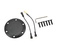 VGEBY Couvercle de Klaxon de Volant en Aluminium, Capuchon Central 84 Mm pour Volants VERTEX à 6 Boulons, Installation Facile, Couvercle de Bouton de Klaxon de Remplacement pour les Conducteurs de