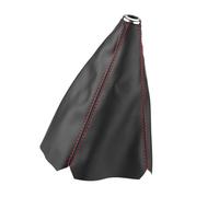 VGEBY Couvercle de Levier de Vitesse Universel en Cuir PU Noir Doux et Confortable avec Points Rouges pour Voitures à Transmission Manuelle