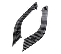 VGEBY Couvercle de Poignée de Porte, Garniture d'insertion en Fibre de Carbone pour JK 2011-2018, Mise à Niveau de Style Sportif, Matériau ABS Durable, Protection contre les Enfants