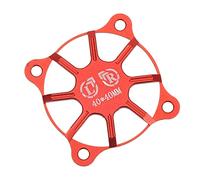VGEBY Couvercle de Ventilateur de Refroidissement RC en Alliage D'aluminium 40x40 Mm, Accessoire de Protection usiné CNC avec Structure Robuste, pour Protection de Ventilateur de (rouge)