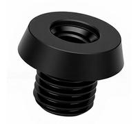 VGEBY Couvercle Inférieur de Queue de Billard, Pare-Chocs de Queue de Billard en Alliage D'aluminium et en Plastique pour Bâton de Piscine, Conception de Surface Brillante avec Bloc de