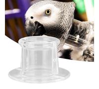 VGEBY Couvre-Cou d'oiseau, Collier de Protection en Acrylique pour Perroquets, Aide à la Cicatrisation des Plaies, Tailles Réglables pour la Prévention du Plumage des Plumes (M diamètre extérieur