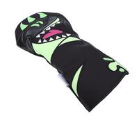 VGEBY Couvre-tête de Club, Couvre-Chef de Pilote de Golf en Cuir PU de qualité Supérieure avec Doublure en Peluche Douce et Sangle élastique Double Couche, pour Adultes, Enfants, (Green)