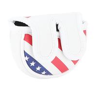 VGEBY Couvre-têtes de Club de, Cuir PU Imperméable, Protecteurs à Fermeture Magnétique pour Vos Clubs de Putter et de Maillet sur Le Parcours (Petites Oreilles Semi-circulaires)