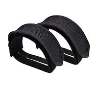 VGEBY Crampons de Pédale de Vélo, Réglables et Auto-adhésifs, sans Boucle, en Polyester, pour Vélos de Route, VTT et Vélos pliants.