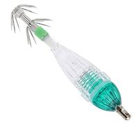 VGEBY Crochet Appât Léger, Pêche LED Calmar Crochet Appât Léger Leurre Lumière Forme de Calmar Vert Lumière Couleur Appât Lampe sous-Marine avec Crochet Accessoires d'outils de pêche