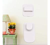 VGEBY Crochet de Télécommande TV, Support Mural Auto-adhésif Solide pour Clés, Organisez Vos Télécommandes et Petits Objets, Parfait pour le Salon et la Chambre à Coucher (WHITE)