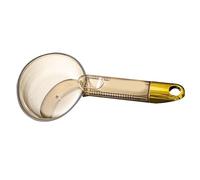 VGEBY Cuillère à Portion de Riz, Cuillère à Mesurer en Plastique Polystyrène Transparent pour le Riz, la Pâtisserie et les Sels de Bain 180ML (Orange translucide)