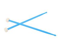 VGEBY de Batterie, Kit d'accessoires de Maillet de Batterie en Feutre de Nylon Durable pour Batteurs électroniques et Cours de Musique (BLUE)