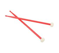 VGEBY de Batterie, Kit d'accessoires de Maillet de Batterie en Feutre de Nylon Durable pour Batteurs électroniques et Cours de Musique (rouge)