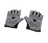 VGEBY de Cyclisme, 1 Paire de de Vélo Demi-Doigt Absorbant Les Chocs, Antidérapants, Respirants avec Rembourrage en Gel et Bandes Réfléchissantes pour Le Vélo de Route en (M)