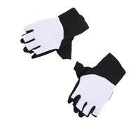 VGEBY de Cyclisme, de Vélo Demi-Doigt avec Coussinet Absorbant Les Chocs, Bande Antidérapante en Silicone Respirante pour Vélo de Route et de Montagne (S)