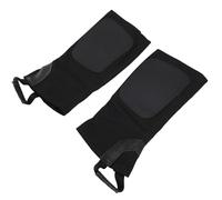 VGEBY Demi- équestres 2 Pièces, Demi- D'équitation en Toile de Cuir de Vache Professionnel Ergonomique avec Sangle D'étrier (L)