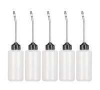 VGEBY Distributeur de Graisseur pour Machine à Coudre en Plastique Transparent de 120 Ml avec Bec Long allongé pour les Travailleurs de L'industrie de la Maintenance et les Amateurs de Couture, Lot