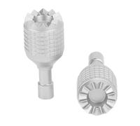 VGEBY Drone Remote Controller Sticks, 2Pcs Alliage D'aluminium Argent CNV Usinage UAV Joystick Mini Accessoires pour Mini 3 Pro RC avec écran