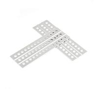 VGEBY Échelles de Sable RC Planches de Récupération en Métal 2 Pièces 12 X 4 Cm pour Accessoires de Chenille RC à l'échelle 1/10 Décoration de Piste Hors Route pour Châssis de Galerie de Toit SCX10