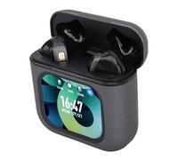 VGEBY Écouteurs sans Fil, écouteurs à Suppression de Bruit à Commande Tactile, Traduction AI, 5 Heures de Lecture, Parfaits pour Les Voyages et Les Affaires (Gray)