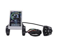 VGEBY Écran de Vélo électrique, Panneau de Commande D'écran Couleur de Vélo étanche IPX4 avec Connecteur SM, Compteur D'affichage LCD de pour Scooter électrique V680 DK601