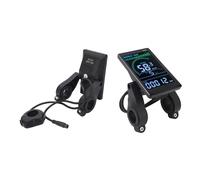 VGEBY Écran LCD pour Vélo électrique, 24 V 36 V 48 60, Format M5, avec Connecteur étanche, pour Vélos électriques à Guidon de 22,2 mm.