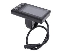 VGEBY Écran LCD pour Vélo électrique, écran Couleur avec Câble Résistant à l'eau 6P, Compatible avec 24 V 36 V 48 60, pour Guidon de 22,2 Mm