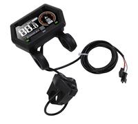 VGEBY Écran LCD pour Vélo électrique, écran Couleur avec Connexion Filaire SM pour Systèmes 24 V 36 V 48, Compatible avec Le Protocole de Communication n° 2.