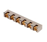 VGEBY Écrou de Guitare, Accessoire D'instrument en Métal Réglable à 6 Cordes avec Vis de Réglage Fin, pour Guitare électrique Basse Couleur Argent