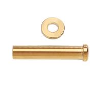 VGEBY Écrous Fixes de Serrage en C pour Vélo, écrou de Pivot de Frein de Route M6x40 Mm en Alliage de Titane, avec Résistance à la Rouille et à L'oxydation, pour Une Installation (Gold)