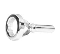 VGEBY Embouchure de Tuba, Matériau en Cuivre avec Placage D'argent pour une durabilité Améliorée, Entraîneur Buccal Professionnel pour les Joueurs Intermédiaires et Avancés
