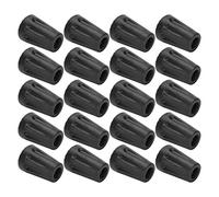 VGEBY Embouts de Bâtons de Randonnée 20 Pièces, Coussins en Plastique Antidérapants et Résistants à L'usure pour la Randonnée, le Camping, la Marche, avec Conception de Texture en