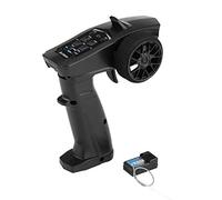 VGEBY Émetteur de Voiture RC Turbo Racing 2.4GHZ Émetteur de télécommande Radio à 4 canaux 91803G-VT pour Bateau de Voiture RC