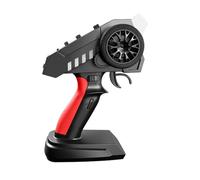 VGEBY Émetteur et Récepteur Rc, émetteur 2.4 GHz 6ch avec Récepteur 50a Esc Feux de Signalisation pour Réservoir de Bateau de Voiture Rc