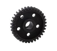 VGEBY Engrenage de Moteur RC 34T, Pignon en Acier M1.0 avec Traitement Antirouille et Vis de Fixation, pour Voitures RC Série 1/7 1/8 avec Arbre de 8 Mm