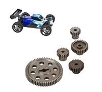 VGEBY Engrenage Principal RC, 64T 17T 21T 26T 29T 1:10 échelle télécommande sur chenilles différentiel Principal en métal pignon Droit RC Moteur Accessoire de pièce pour Camion HSP Brontosaurus 1/10