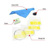 VGEBY Ensemble D'accessoires pour Violoncelle Kit de Cordes Efficace 4 en 1 pour L'entretien Quotidien des Violoncellistes montré comme Images