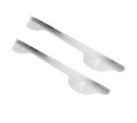 VGEBY Ensemble de 2 Protections de Fentes de Cuisinière en Acier Inoxydable, Très Grandes Couvertures Résistantes à la Chaleur pour la Cuisine 59.5x8.5CM