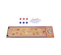 VGEBY Ensemble de Bowling, Jeu de Bowling de Table D'intérieur avec 6 Quilles et 6 Balles, Tapis Pliable à Installation Facile pour Les Jeux en Famille, Les Soirées, Les Voyages