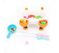 VGEBY Ensemble de Jouets de Bain de Pêche, Jouet de Bain Magnétique pour Tout-Petits, Jeu d'eau, Cadeau de Jeu d'apprentissage, Cadeau Carré de Poisson pour Les Enfants Other Children's Outdoor Toys