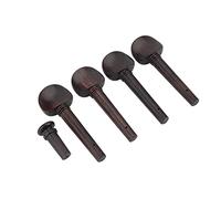 VGEBY Ensemble de Pièces de Violon en Bois D'ébène 4/4, Design élégant, Construction Robuste, Couleur ébène, 12 Pièces pour Violonistes et Musiciens