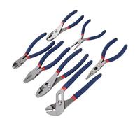 VGEBY Ensemble de Pinces, Kit d'outils Polyvalents de 7 Pièces avec Acier traité Thermiquement, Pince à Long Nez et Diagonale à Joint Coulissant, Poignée Confortable pour les Réparations