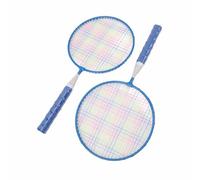 VGEBY Ensemble de Raquettes de Badminton pour Enfants, Légères et Faciles à Prendre en Main, pour Les Jeux D'extérieur à L'école et dans Le Jardin (Blue)